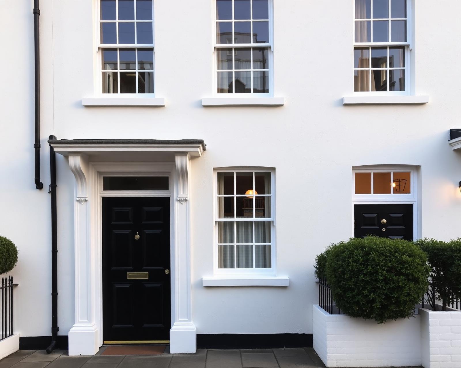 Refurbished property exterior by Falcon Property Services